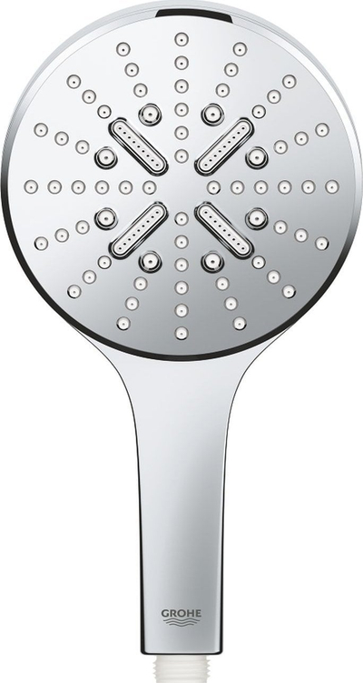 Dush dore Grohe Rainshower SmartActive, 3 rryma uji, krom