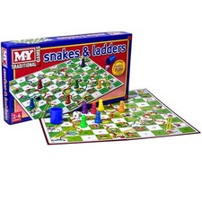 Loja tavoline Trefl Moomin Snakes and Ladders, për kalamaj, shumëngjyrëshe