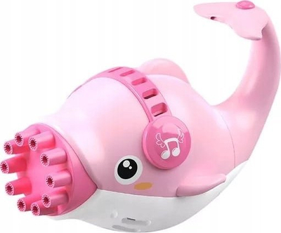 Lodër makinë flluskash Dinosaur Bubble Gun CJ24, me lëng flluskash, për kalamaj 3+