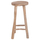 Stol bari Kont druri teak natyral Φ34.5×71.5 cm (HM9338)