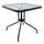 Tavolinë kopshti katrore FIGO, metal + xham, 70×70×72 cm (HM5036.02), kaftë