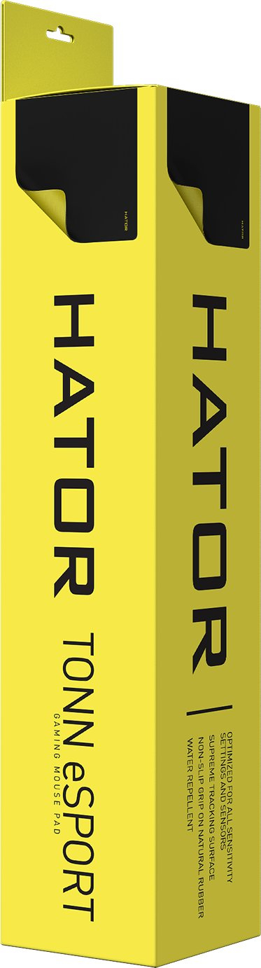 Mousepad gaming Hator Tonn Evo L ESport Edition, 500 x 420 x 4mm, i zi