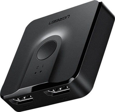 Прекинувач HDMI Ugreen CM217, 3 порти, 4K 60Hz, 20 cm, црн