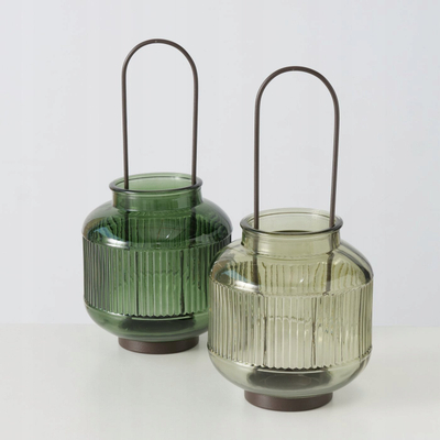 Mbajtëse qirinjsh tealight Boltze ZENOR, xham, 29 cm, transparente