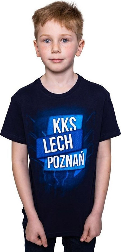 Bluzë për kalamaj KKS Lech Poznań Wing, 100% pambuk, nr. 152, blu e errët