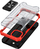 Mbrojtëse telefoni Hurtel Crystal Ring Case për iPhone 13 mini, me mbajtëse magnetike, e kuqe