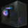 Kuti kompjuteri LC-Power LC-716MB-ON, Micro Tower, xham i temperuar, e zezë