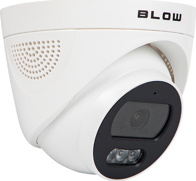 Kamerë IP PoE OEM, 4MP, 2.8mm, IR 20m, me audio, e bardhë