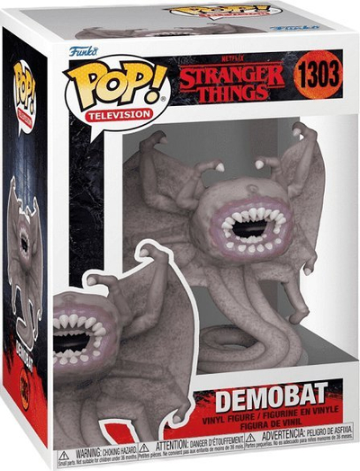 Figurë vinili Funko POP Stranger Things Demo-Bat, për koleksion, shumëngjyrëshe