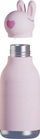 Shishe uji Bestie Bottle Pink Bunny, 16oz, çelik inox i izoluar, rozë