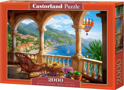 Puzzle Castorland Montenegro Meditation, 2000 copa, peizazh, shumëngjyrësh