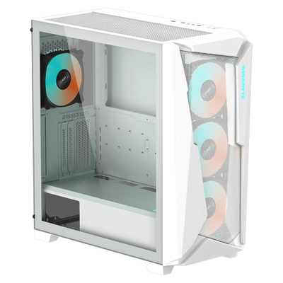 Kasë PC GIGABYTE C301 GLASS, e bardhë