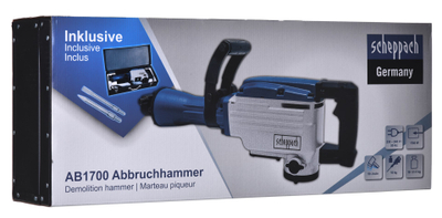 Çekiç demolues Scheppach AB1700, 1700W, 50 J, blu