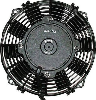 Ventilator ftohës SPAL 255mm Blowing, universal, i zi