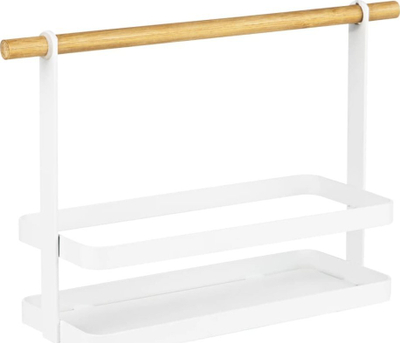Raft kuzhine HI, 30x10x20 cm, 2 kate, i bardhë