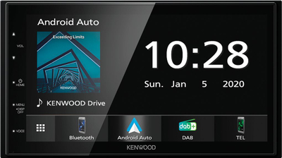 Radio makine Kenwood DMX5020DABS, ekran 6.8", Android Auto, Apple CarPlay
