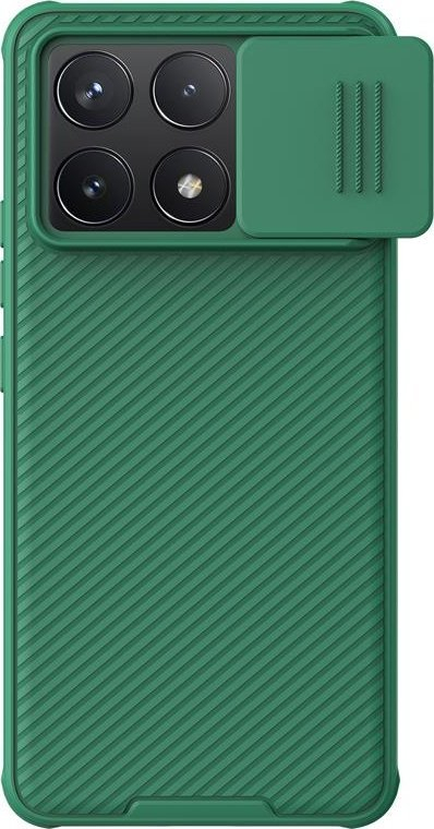 Mbulesë telefoni Nillkin CamShield Pro për Poco F6 Pro, me mbrojtje kamere, jeshile