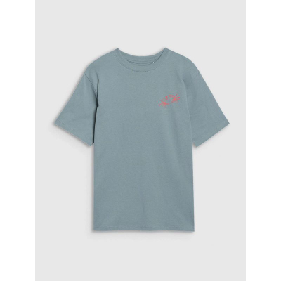 Блуза за момчиња 4F Oversize Tee TTSHM1914, полиестер, сина