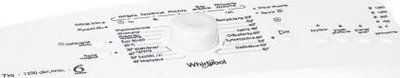 Lavatrice Whirlpool NTDLR 7220LS EN/N, 7 kg, 1150 xhiro, e bardhë
