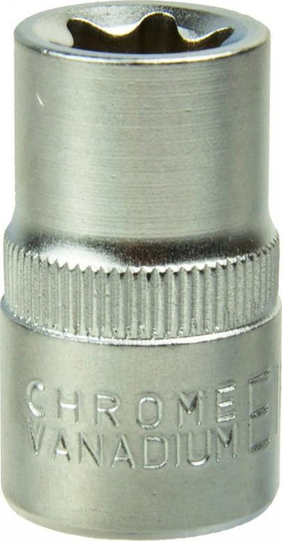 Set gedorash Torx GEKO, 10 copë, 10-19mm, lidhje 1/4" dhe 1/2"