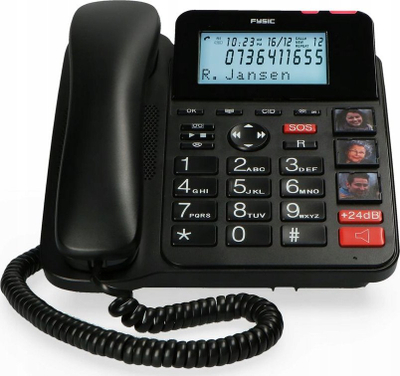 Telefon fiks Fysic FX-8025, me sekretari, set me pa tel, i zi