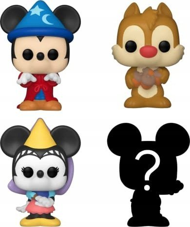 Set figura koleksionu Funko Bitty POP Disney Sorcerer Mickey Dale Princess Minnie, 2.2cm, display që grumbullohet, shumëngjyrëshe
