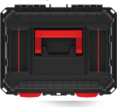 Kuti veglash AWTOOLS Heavy Box, 445x360x337mm, plastike, e zezë