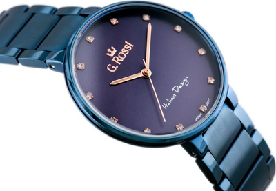 Ora dore për gra G.Rossi 11155B2-6F3, 36mm, kuarc, e argjendtë