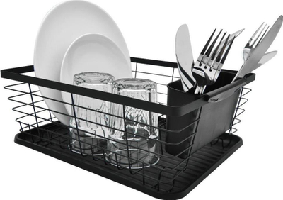 Tharëse enësh Quibidro 1483, çelik inox, 36 x 30 cm, e zezë
