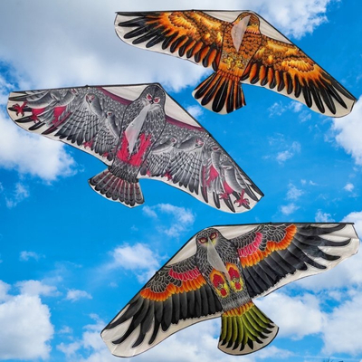 Fluturakë për kalamaj Bird, në formë zogu, shumëngjyrëshe