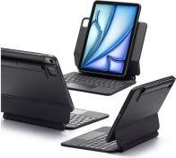 Mbrojtëse me tastierë ESR Rebound Magnetic 360, US, për iPad Pro 11" (4/3/2/1 Gen), Air (5/4 Gen), Air 11" (M2/M3/M4), e zezë