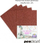 Fletë shkumë me shkëlqim Penword Glitter Foam, 21x29.7 cm, set 5 copë, grafit