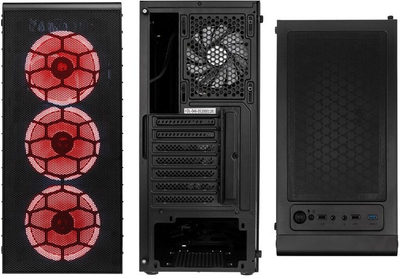 Kasë Kolink Observatory Lite Mesh RGB Mid Tower, e zezë