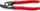 Gërshërë kabllosh Knipex 95 11 165, 165mm, me sustë hapje, të kuqe