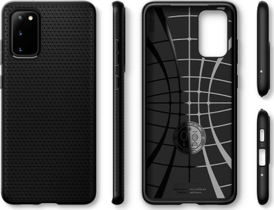 Mbrojtëse Spigen Etui Liquid Air për SGalaxy S20+, e zezë