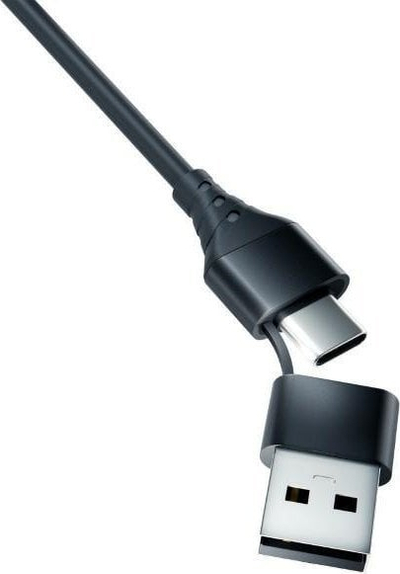 Kabllo USB 3MK Hyper Cable 3in1, 1.5 m, USB-A USB-C në USB-C microUSB Lightning, e zezë