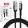 Kabllo USB Forcell F-ENERGY C256, USB A në USB C, 0.25m, 66W, e zezë