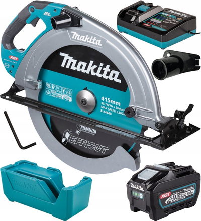 Sharrë rrethore Makita XGT HS013GT101, 40V, 415mm, 5.0Ah, blu