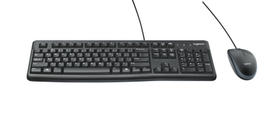 Set tastjere dhe maus Logitech Desktop MK120, USB, i zi
