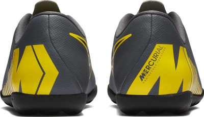 Këpucë futbolli Nike Mercurial Vapor, turf, gri me të verdhë