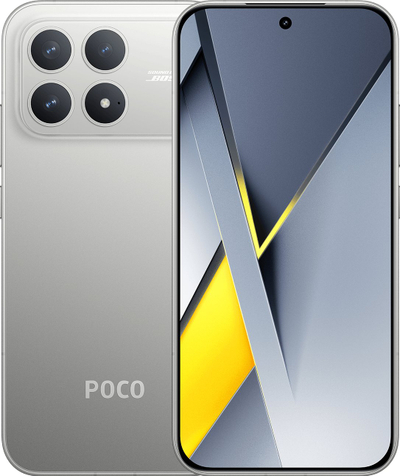 Телефон Xiaomi POCO F8 Pro 5G, 12GB RAM, 512GB, сребрена