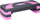 Step aerobik Rebel Active, 78 cm, me 3 shkallë lartësie, gri