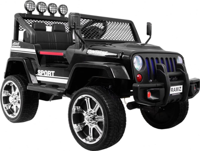 Makinë elektrike për kalama Raptor Drifter 4X4, bateri 12V 10Ah, me telekomandë për prindërit, e zezë