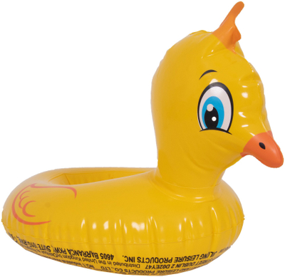 Mbajtës fryrës për gota SUNCLUB Duck 97250, në formë rosaku, i verdhë