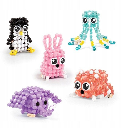 Set kreativ për fëmijë Make It Real LinXo Little Friends, aksesorë krijues, lloje të ndryshme