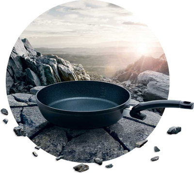 Tigan Fissler Adamant Comfort, 24cm, jo ngjitës, i zi