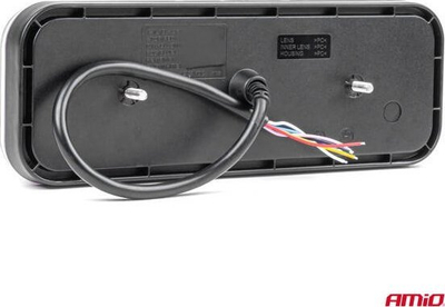Dritë e pasme AMiO 03576, LED, 10-30V, IP67, me bulona montimi