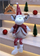 Figurë dekorative Saska Garden White Decorative Reindeer, 35cm, 20cm, e bardhë
