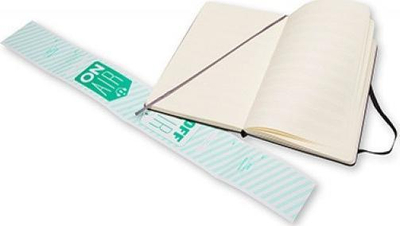 Bllok muzikor Moleskine Large Music Notebook, format i madh, kapak i fortë, i zi