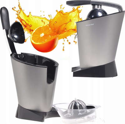 Shtrydhëse agrumesh elektrike Kamille KM-6739, 300W, me sistem kundër pikimit, gri